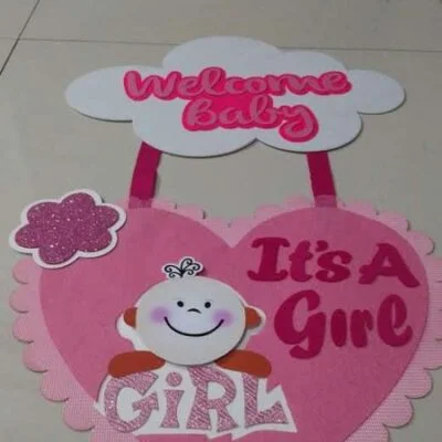 Baby Arrival Door Sign – Baby Arrival Announcement – Its A boy – its A Girl Baby Arrival Door Sign - Baby Arrival Announcement - Its A boy - its A Girl