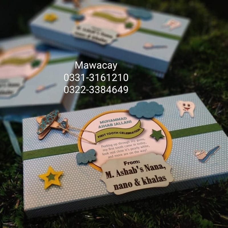 Baby Arrival - First tooth box - First tooth box- sweet box Baby Arrival - First tooth box - First tooth box- sweet box
