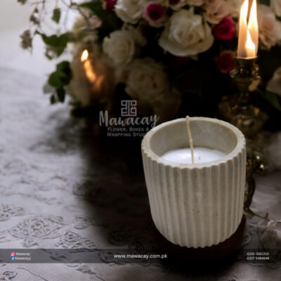 Handmade candle - Handmade gift - Clay tray - Handpainted clay tray - Hanpainted Concret Tray - House Decor