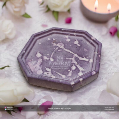 Handmade candle - Handmade gift - Clay tray - Handpainted clay tray - Hanpainted Concret Tray - House Decor