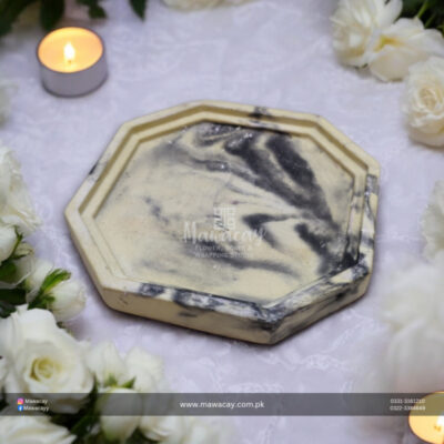 Handmade candle - Handmade gift - Clay tray - Handpainted clay tray - Hanpainted Concret Tray - House Decor