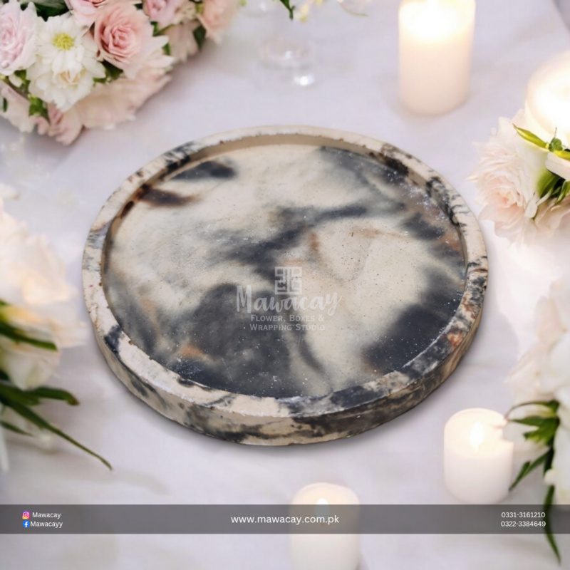 Handmade candle - Handmade gift - Clay tray - Handpainted clay tray - Hanpainted Concret Tray - House Decor Handmade candle - Handmade gift - Clay tray - Handpainted clay tray - Hanpainted Concret Tray - House Decor