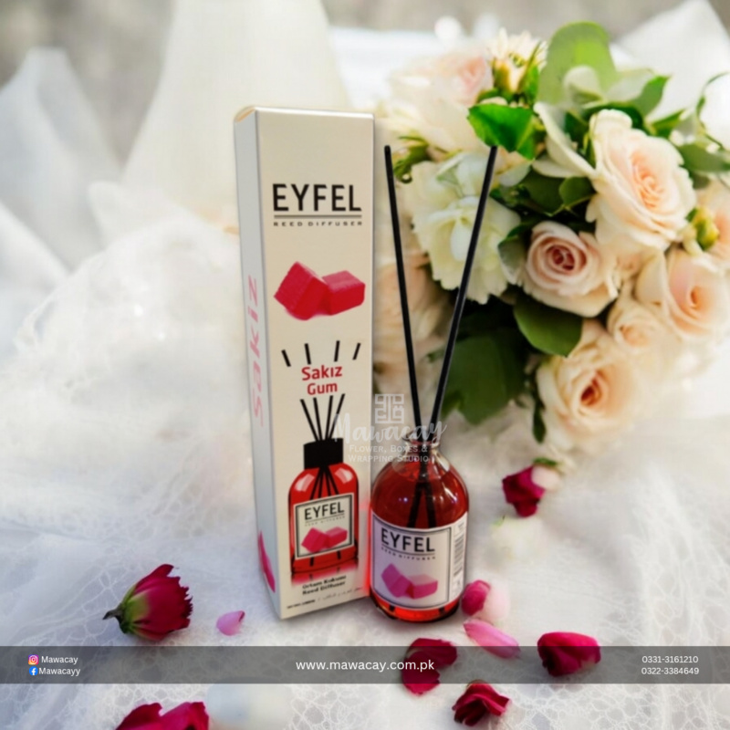 Turkish Diffuser - Eyfel Perfume Aroma Diffuser, Home Fragrance With Sticks & Ocean – 120ml Turkish Diffuser - Eyfel Perfume Aroma Diffuser, Home Fragrance With Sticks & Ocean – 120ml