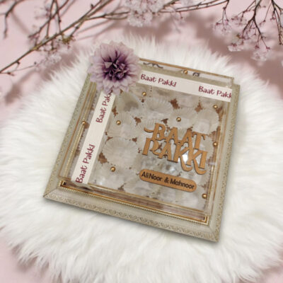 Engagement sweet box - Engagement box - Baat pakki box - Mithai box - Engagement sweet box