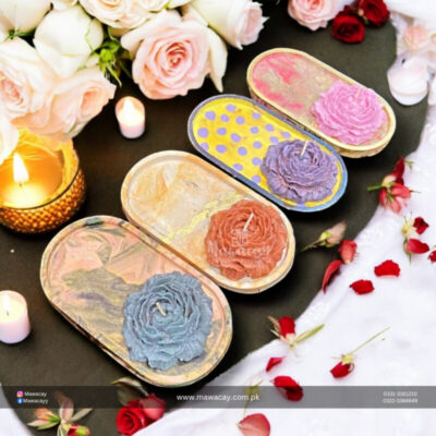 Handmade candle - Handmade gift - Clay tray - Handpainted clay tray - Hanpainted Concret Tray - House Decor